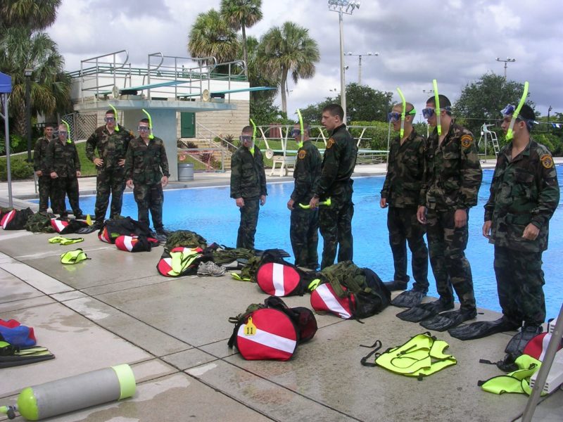 Young Marines Video Shoot